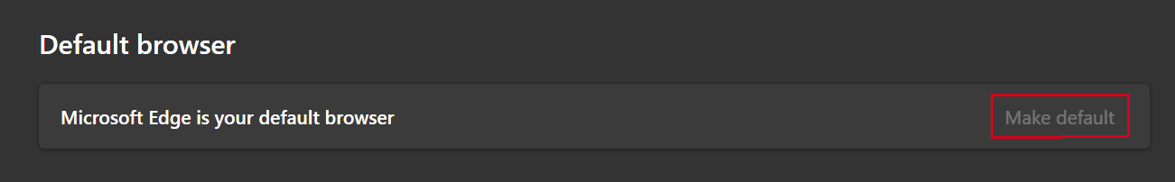 How to make Microsoft Edge your default browser