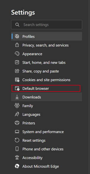 How to make Microsoft Edge default browser